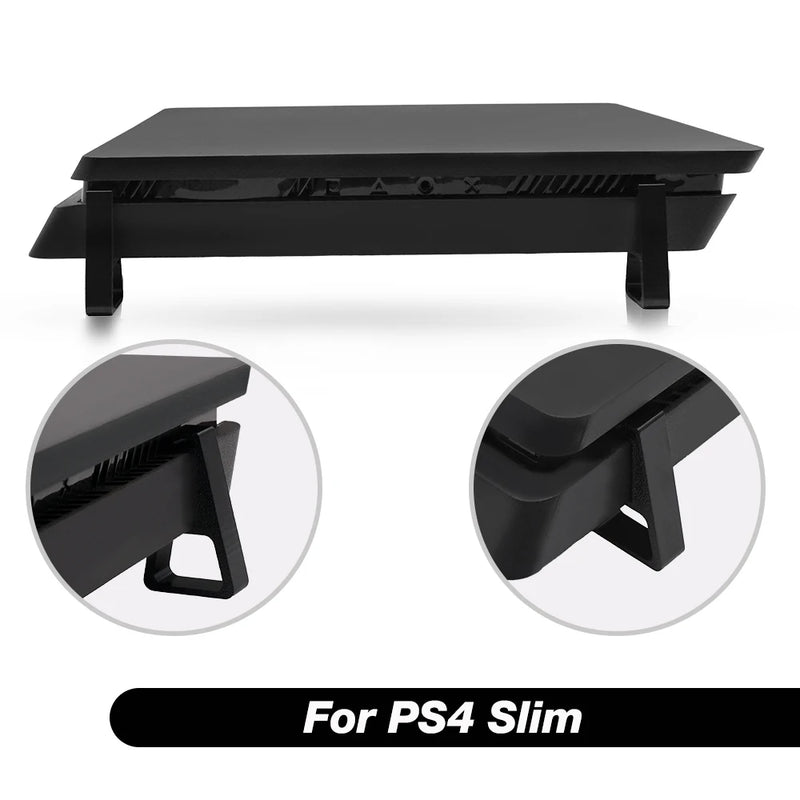 RetroScaler Colorful Easy Use Cooling Foot Bracket Accessories 3D Printed Horizontal Stand For PS4  PS4Slim  PS4Pro Game Console