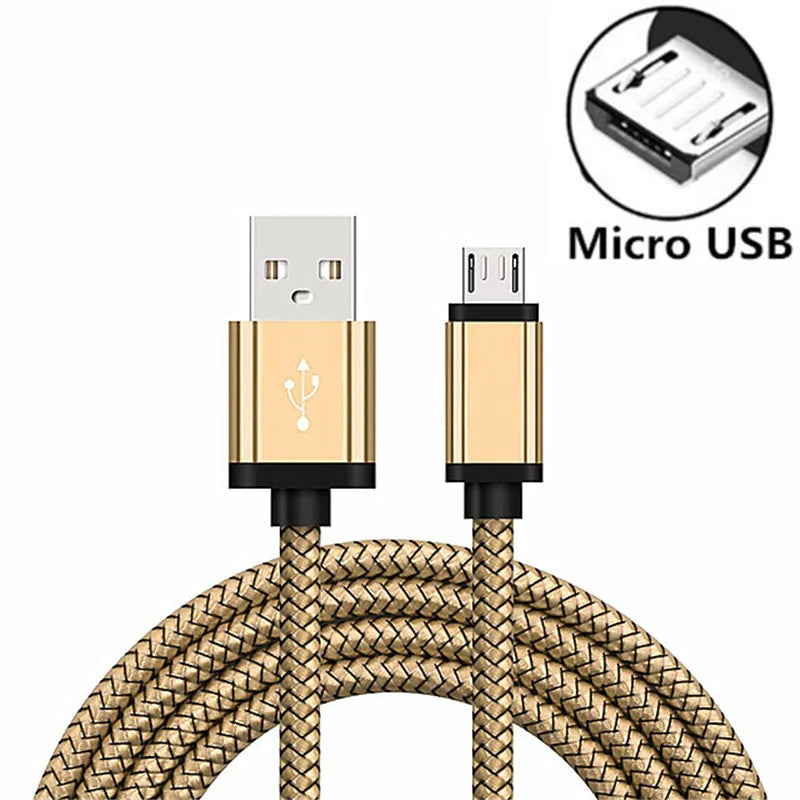 Micro USB Charging Cable For Redmi 5 6 7A Samsung galaxy S7 A10 A6 Huawei Y5 Y7 2019 2/3 Meter Long Kabel Mobile Phone Charger