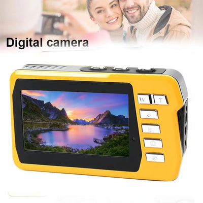 48MP HD Underwater Video Camera 2.7K Dual Screen 16x Zoom Point Shoots Video Camcorder Sports Waterproof Digital Camera