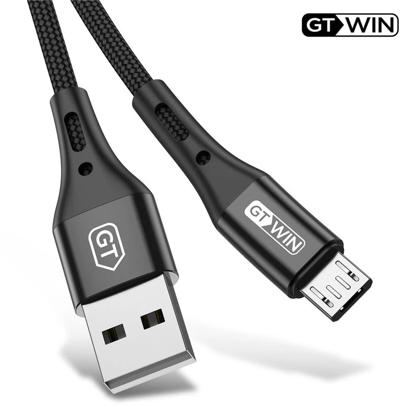 GTWIN 3A Micro USB Cable  Fast Charging Micro USB Data Cable Cord For Xiaomi Android Mobile Phone Charger Wire 0.5m 1m 2m 3m