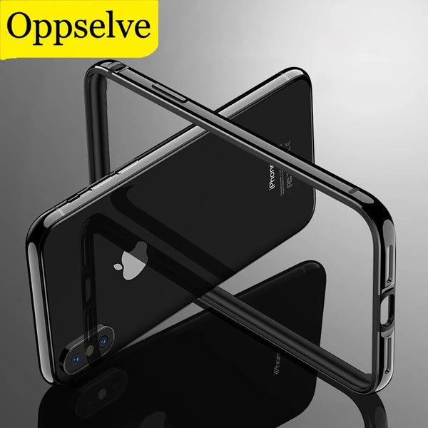 Bumper Phone Case For iPhone 13 12 11 Pro Max XR X XS SE3 8 7 6 6s Plus Frame Cover For iPhone 12 Aluminum Border Coque Capinhas