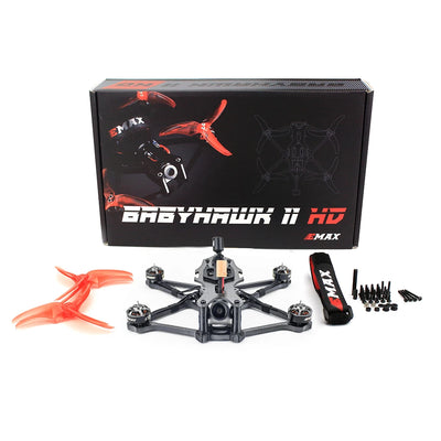 Lower Price When Check Out Emax Official Babyhawk 2 HD 3.5" DJI FPV Racing Drone Caddx Polar HD Cam RC Airplane Quadcopter