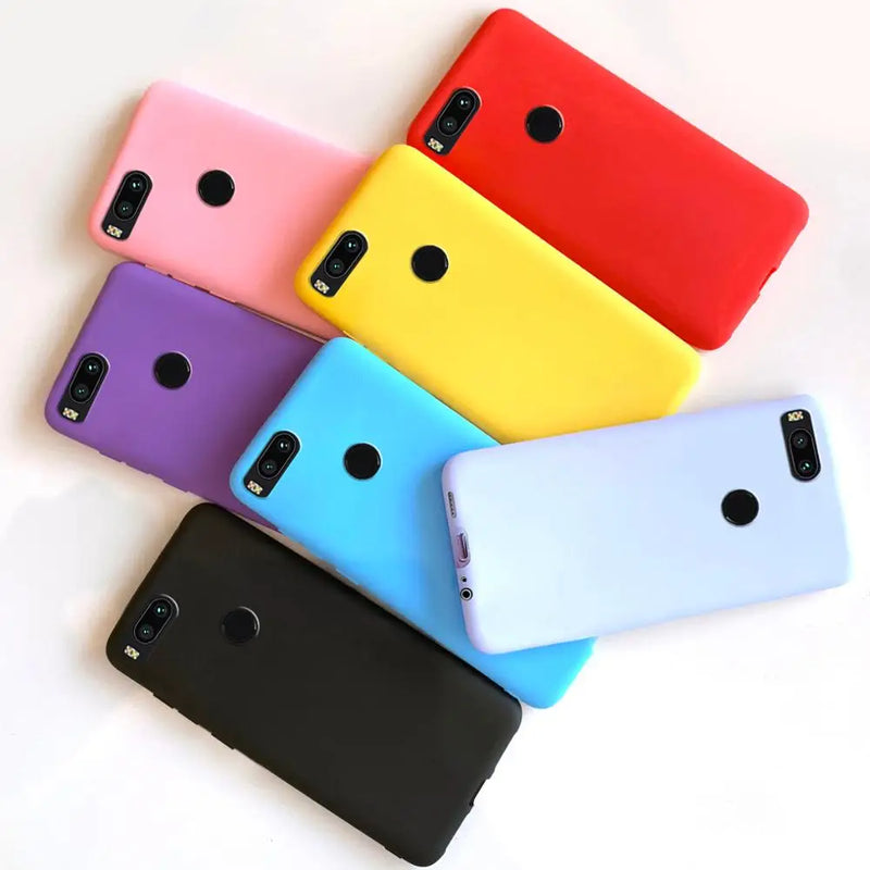 For Xiaomi Mi A1 Case Silicon Soft Matte TPU Phone Case Back Cover For Xiaomi MiA1 Mi 5X Xiomi Mi A1 Cases Cover Coque Fundas