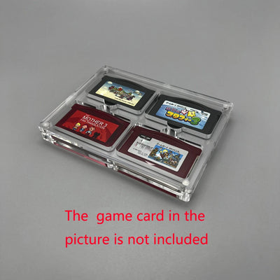 For GB /GBC/GBA accessories Game Cassette Box  High Transparent Acrylic  Display protection for GAMEBOY Case