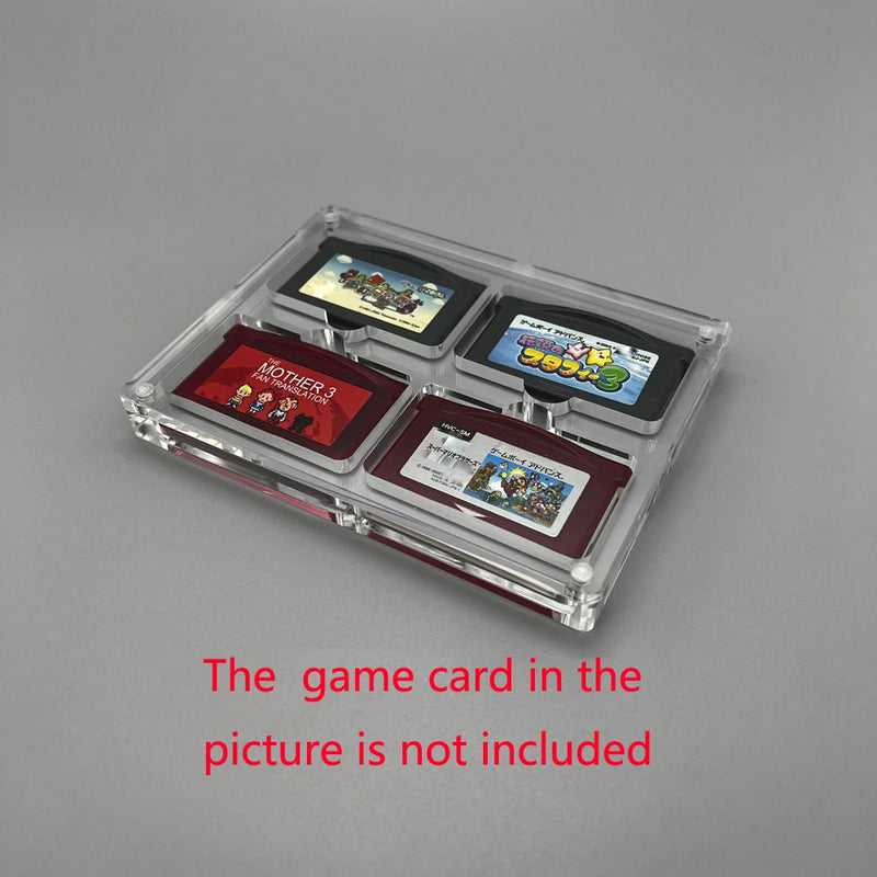 For GB /GBC/GBA accessories Game Cassette Box  High Transparent Acrylic  Display protection for GAMEBOY Case