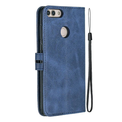 Huawei P Smart Case Leather Flip Case on sFor Coque Huawei P Smart Psmart FIG-LX1 Phone Case Fundas Luxury Magnetic Wallet Cover