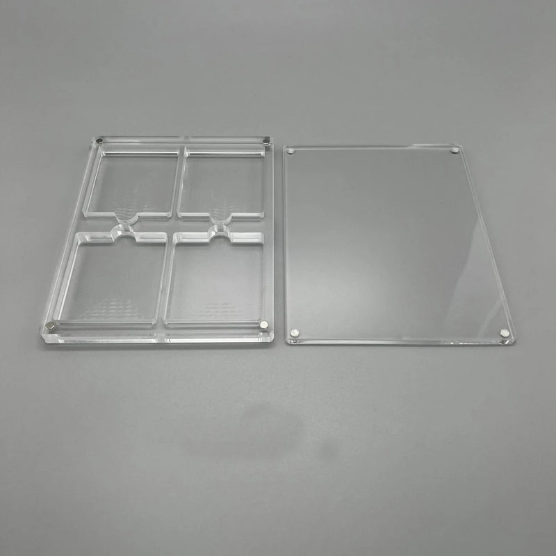 Storage box For GB GBC  game card box  Magnetic cover high transparent acrylic game display box