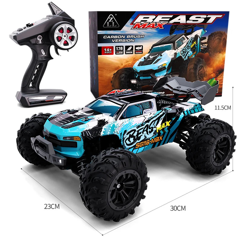 ZLL SG116MAX/SG116PRO 1:16 40/80km/h 4WD Rc Car High Drift Speed LED Headlight Car Toy