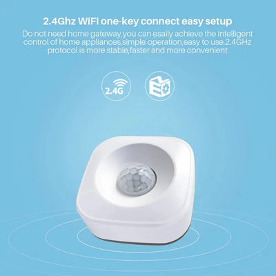 Tuya WIFI Smart PIR Motion Sensor Detector Movement Sensor Smart Life APP Wireless Home Automation System Via Alexa Google Home