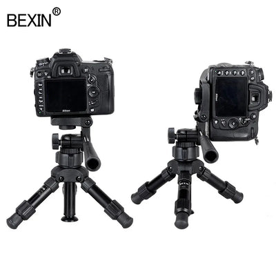 BEXIN Lightweight Tabletop Camera Tripod Phone Stand Holder Portable Desktop Compact Pocket Mini Tripod for Phone Dslr Camera