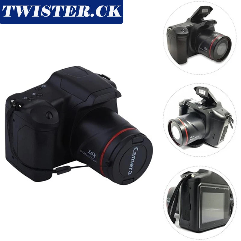 New Digital Video Camera Full HD 1080P Camera Digital Point Shoot Camera With 16X Zoom Anti Shake Professional Camera