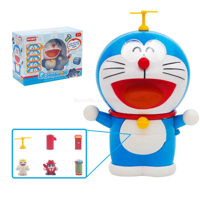 Pokonyan Doraemon Model Kit Spirits Expression Transform Action Figures Robot Toy Children Boy Birthday Collection Kawaii Gift