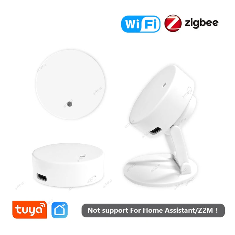 Tuya WiFi/Zigbee Human Presence Detector Smart Human Body Sensor MmWave Radar Microwave Sensor Luminance /Distance Detection