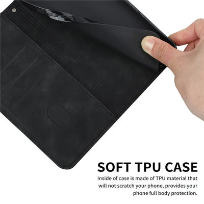 Magnetic Leather Book Case For Redmi A1 A1+ Plus Phone Cover On For Xiaomi RedmiA1 Aone Note 11 Pro 11s Flip Stand Wallet Bags