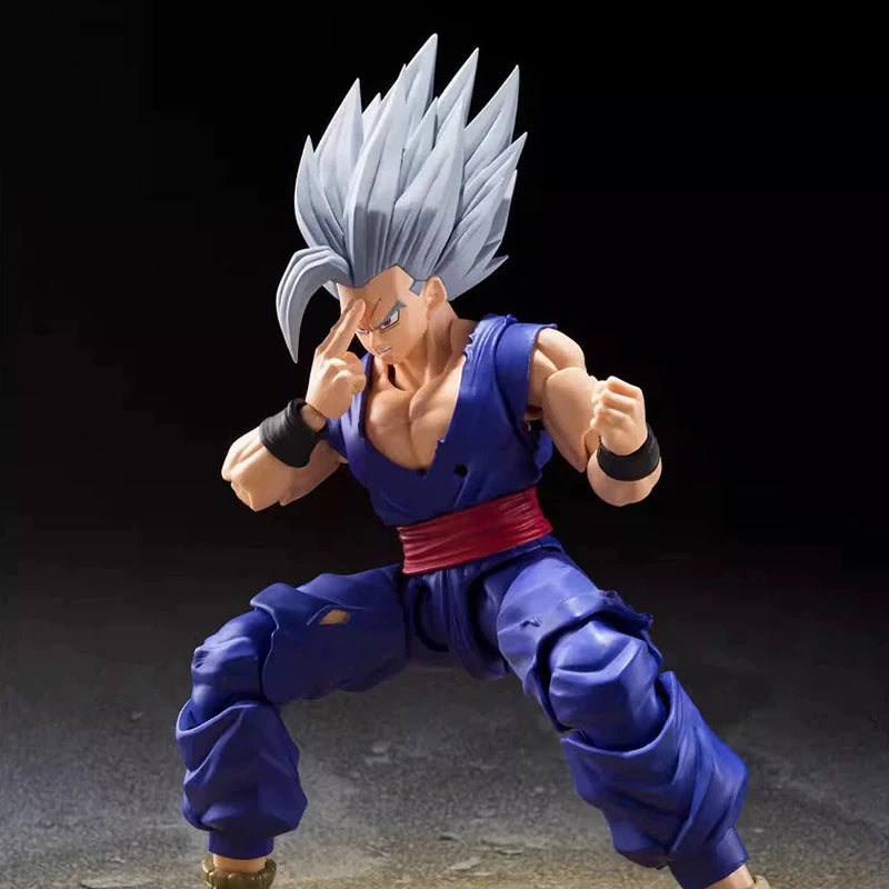 17cm Shf Dragon Ball Son Gohan Beast Action Figure PVC Movable Collection Doll Anime Super Saiyan Gohan Figurine Model Toys Gift