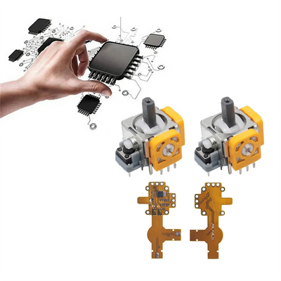 2PCS 3D Analog Joystick+Calibration Board for PS4 Game Console Joystick Effect & Joystick Center/Outer Ring Calibration