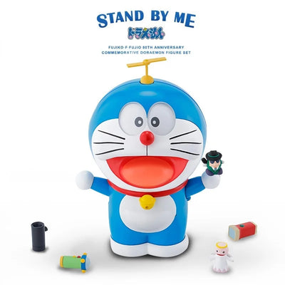 Pokonyan Doraemon Model Kit Spirits Expression Transform Action Figures Robot Toy Children Boy Birthday Collection Kawaii Gift