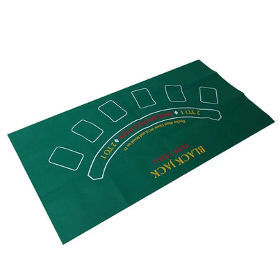 Double-Sided Poker Game Mat Craps Table & Blackjack Casino Felt Roll-up Casino Roulette Tabletop Mat For Party Bar Board Game