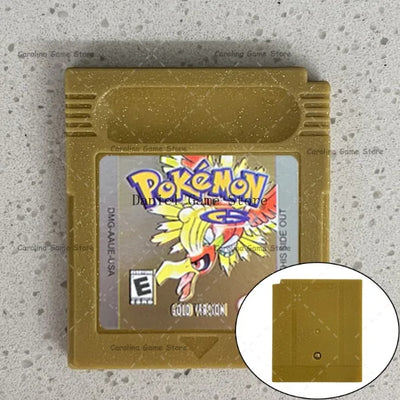 Pokemon Blue/Crystal/Green/Gold/Red/Silver/Yellow GBC Game Cartridge 16 Bit Video Game Console Card High Quality Hex Screw