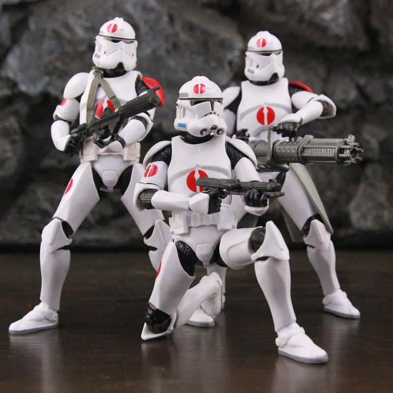 Star Wars 104th 212th 442nd 332nd 501st 6" Action Figure ARC ARF Trooper Shock Asohka Commander Phase 2 Episode II Clone Toys