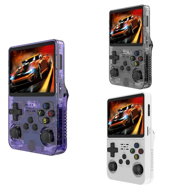 R36S Retro Handheld Video Game Console Linux System 3.5 Inch IPS Screen 128GB Games