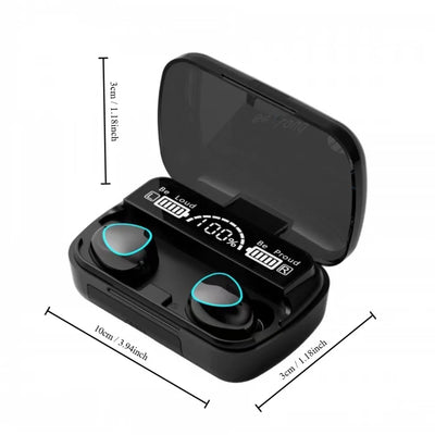 in Ear Style M10 Wireless Bluetooth Headphones 2024 ABS High Battery Capacity Wireless Earphone Noise Reduction Sport Earbuds