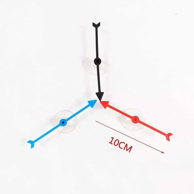 Craft Toys Game Spinner Plastic Arrow Spinners Suction Cup Board Arrow 5 Colors Toys for Party School Home Usingboard Spinner