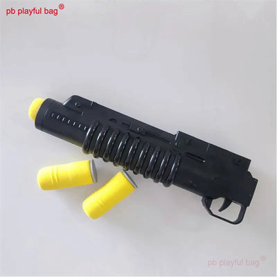 PB Playful Bag Outdoor Sports Soft Bullet m416 Sponge foam ball grenade launcher Toy accessories QG376