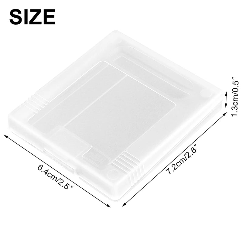 10pcs Clear Plastic Game Card Cartridge Storage Display Case Box Protector Holder Dust Cover Shell for Nintendo GameBoy GBC GBP