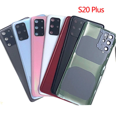 For Samsung Galaxy S20 Ultra S20U G988 S20 G980 S20 Plus S20+ G985 Housing Glass Cover Battery Back Cover Rear Cover Camera lens