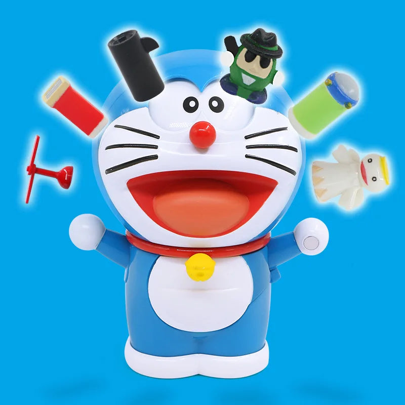 Pokonyan Doraemon Model Kit Spirits Expression Transform Action Figures Robot Toy Children Boy Birthday Collection Kawaii Gift