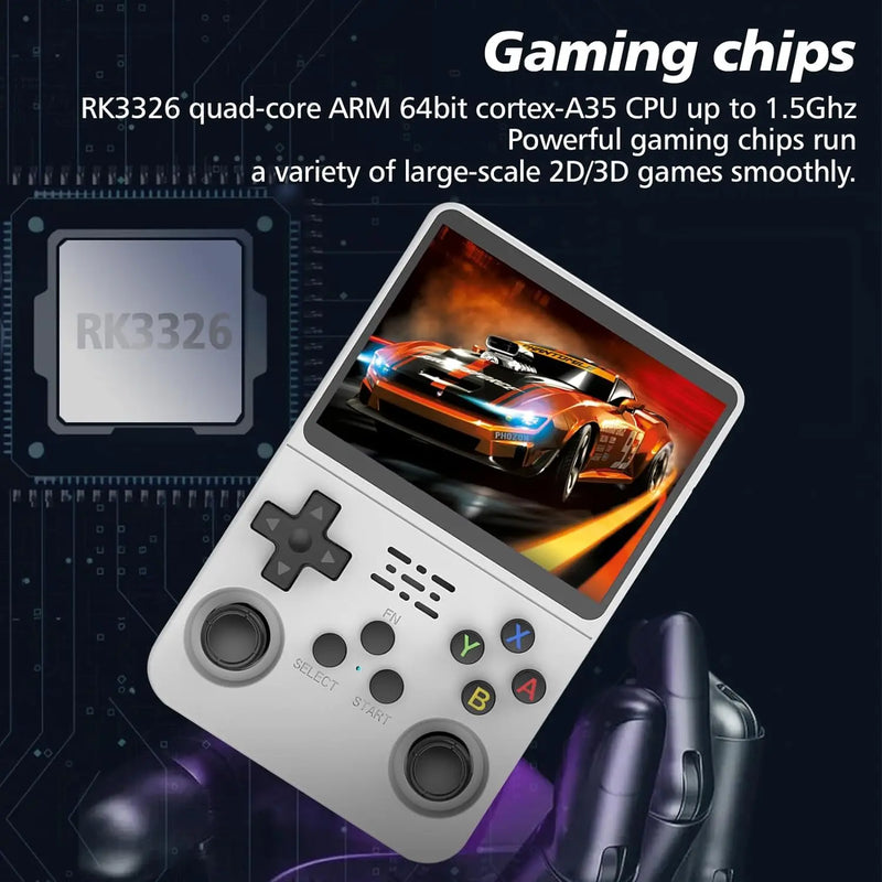 R36S Portable Handheld Game Console 3.5 Inch IPS Linux System Retro Video Game Console Built-in 10000+ Classic Video Games