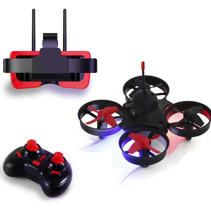 Micro FPV RC Racing Quadcopter Toys 5.8G S2 800TVL 40CH Camera / 3Inch LS-VR009 FPV Goggles VR Headset RC Aircraft Drone Model