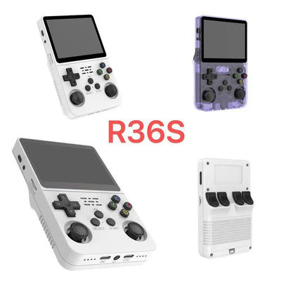 R36S Retro Handheld Video Game Console Linux System 3.5 Inch IPS Screen R35s Pro Portable Pocket Video Player 64GB Games