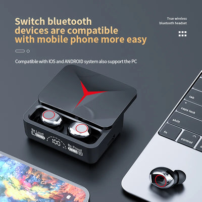 TWS Wireless Headphones Bluetooth 5.3 Touch Control Earphones Sport Earbuds HiFi Stereo Gaming Headset with Mic for Xiaomi