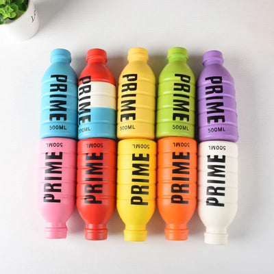 Anti-Stress Prime Drink Bottle Plushie Relief Squeeze Toy Soft Stuffed Latte Americano Coffee Kids Birthday Prop