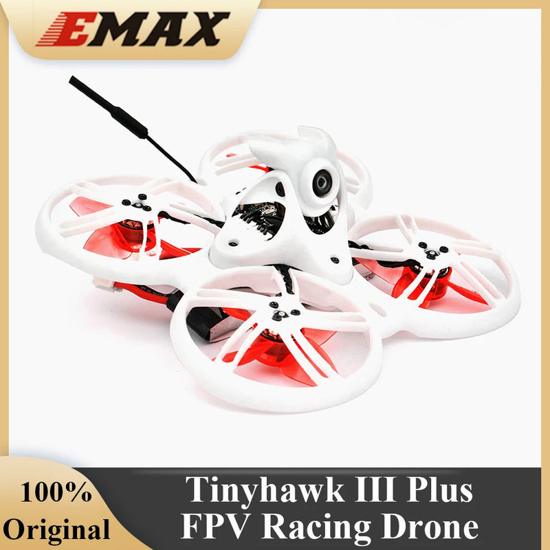 Emax Tinyhawk III Plus Racing Drone ELRS Analog HD VTX 1S Quadcopter with Camera FPV Drone RC Airplanes