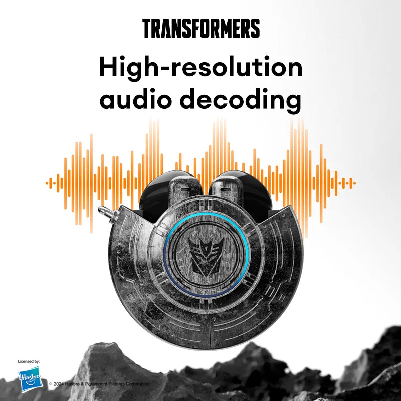 TRANSFORMERS TF-T31 Wireless Bluetooth Earphones Noise Reduction HiFi Sound Dual Mode Headphones Gaming Music Earbuds Choice