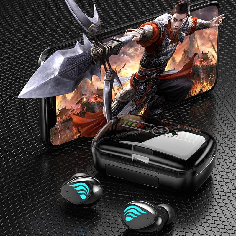 M27 TWS Bluetooth Headphones Wireless Earphones With Mic 9D Stereo Sports Waterproof Earbuds Low Latency Gaming Headsets PK M10