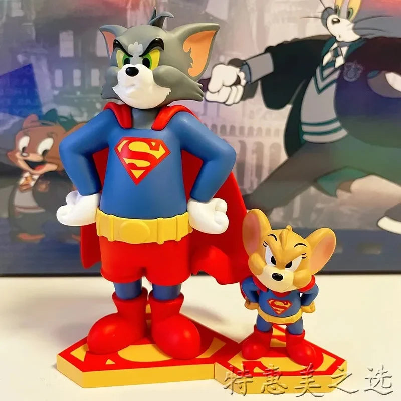 9cm Tom And Jerry Blind Box Warner Anniversary Collection Series Mysterious Surprise Box Tom And Jerry Christmas Gift For Kids