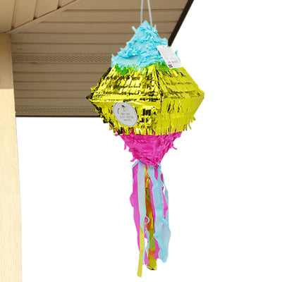 Aluminum Foil Plaything Pinata Golden Star Pinata Party Fiesta Pinata Traditional Star Shaped Pinata Handmade Pinata Game Props