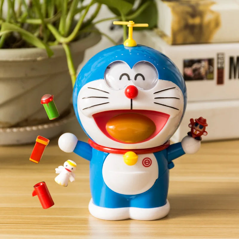 Pokonyan Doraemon Model Kit Spirits Expression Transform Action Figures Robot Toy Children Boy Birthday Collection Kawaii Gift