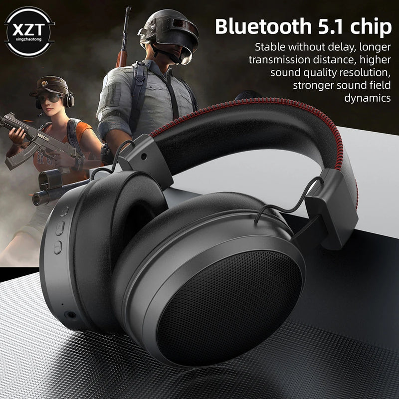 M10 Wireless Headphones Bluetooth-Compatible Headset Long Standby Battery Life Surround Sound Wireless/Wired Switch Earphones