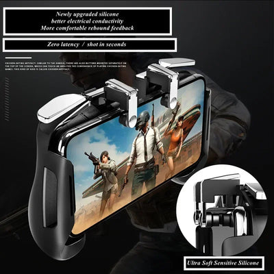 MEMO Mobile Phone Stretchable Gamepad Joystick Controller AK16 for PUBG Game Shooting Handle for IOS Android Gaming Accessories