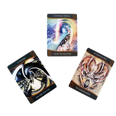 Twin Flame Ascension Oracle Deck 55pcs Fortune Telling Card Game Fate Divination Tarot Cards Family Party Table Board Game