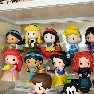 Disney Princess Fairy Tale Friendship Blind Box Anime Surprise Mystery Box Bell Mona Princess Dolls Figure Desktop Ornament Gift