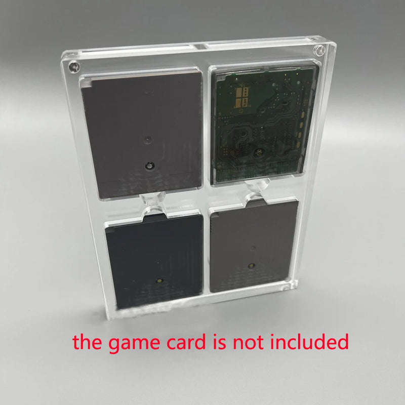 For GB /GBC/GBA accessories Game Cassette Box High Transparent Acrylic Display protection for GAMEBOY Case