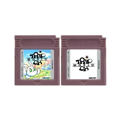 GBC Game Cartridge 16 Bit Video Game Console Card Trip World DX Fan Made for GBC/GBA