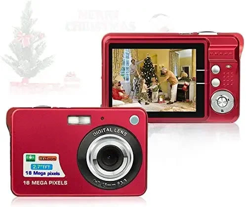 HD Mini Digital Camera18mp 2.7 Inch Point and Shoot for Kids Students Beginners-Birthday Xmas Gifts Cheap Camera Video Camera