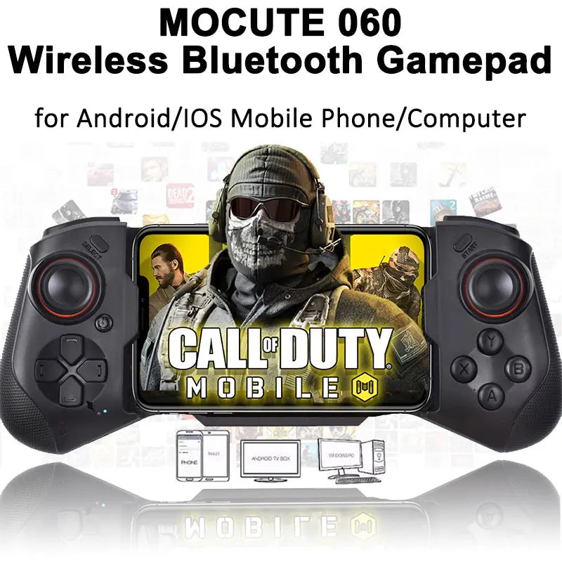 Phone Bluetooth Gamepad Android Mobile PUBG Wireless Joystick PC Control Telescopic Controller Mocute060 Gaming Controle D3